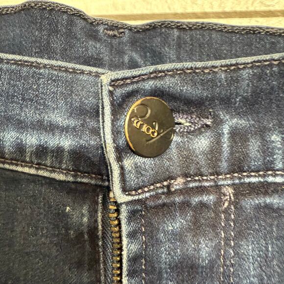 A Gold E Dark Blue Sophie Jeans Sz 27 - Picture 5 of 15